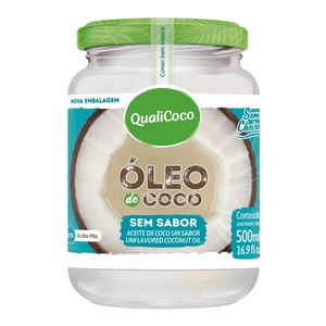 Óleo de Coco sem Sabor QualiCoco 500ml