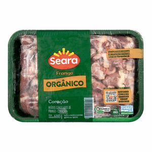 Coração de Frango Congelado Orgânico Seara 600g