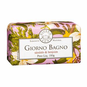 Sabonete Natural em Barra Giorno Bagno Sândalo & Benjoim 180g