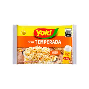 Pipoca para Micro-ondas Temperada Toque do Chef Yoki 100g