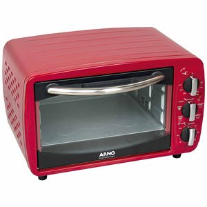 Forno Elétrico Arno Air Fryer 5 em 1 Vermelho 20 Litros FOR3 127V