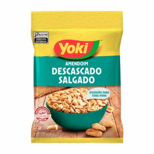 Amendoim Descascado Salgado Yoki 150g