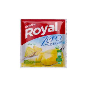 Gelatina de Abacaxi Zero Açúcar Royal 12g