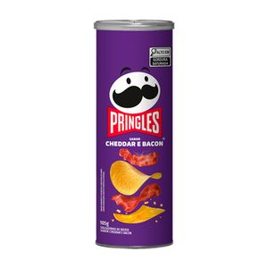 Batata Pringles Cheddar e Bacon 105g