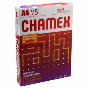 Papel Sulfite A4 Branco Chamex 500 Folhas 75g