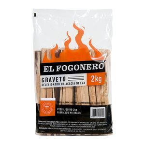 Graveto Acácia Negra El Fogonero 2kg