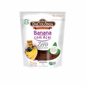 Barrinha de Banana com Açaí Zero Açúcar DaColônia 150g