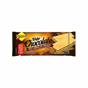 Wafer Zero Adição de Açúcares Lowçucar Chocolate 115g