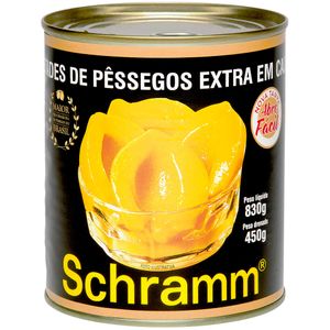 Pêssego em Calda Extra Schramm 450g