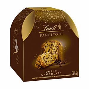 Panettone Duplo Chocolate Lindt 400g