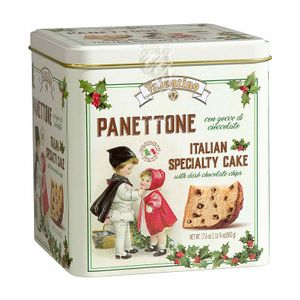 Panettone com Gotas de Chocolate Valentino Lata 500g