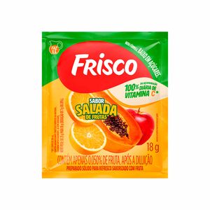 Refresco em Pó Salada de Frutas Frisco 18g