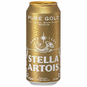 Cerveja Stella Artois Pure Gold Sem Glúten Lata 473ml