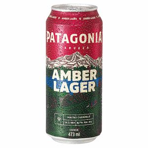 Cerveja Patagonia Amber Lager Lata 473ml