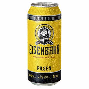 Cerveja Eisenbahn Pilsen Puro Malte Lata 473ml