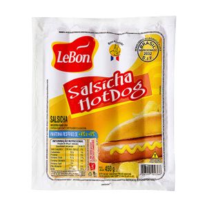 Salsicha Hot Dog LeBon 450g