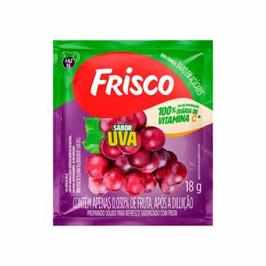 Refresco em Pó Uva Frisco 18g