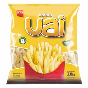 Batata Palito Pré-frita Congelada Uai 2kg