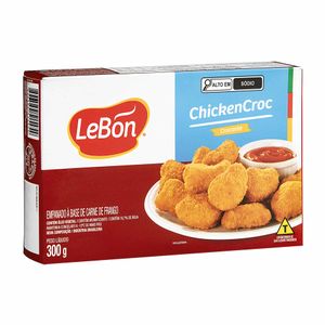 Empanado de Frango Crocante ChickenCroc Congelado LeBon 300g