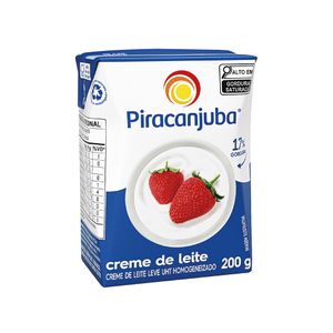 Creme de Leite Leve Piracanjuba Caixa 200g