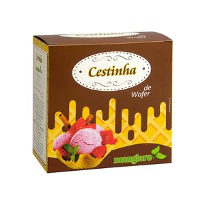 Cestinha de Wafer para Sorvete Mangiare 75g