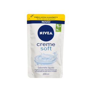 Sabonete Líquido Nivea Creme Soft Sachê 200ml