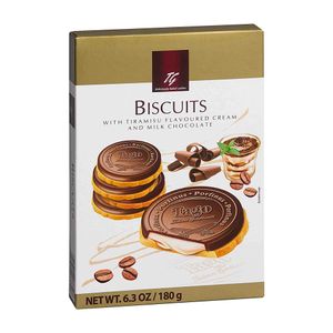 Biscoito de Chocolate Recheado com Creme Tiramisù Tago 180g