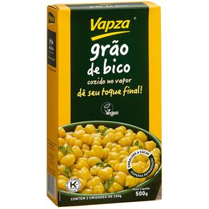 Grão-de-bico Cozido no Vapor Vapza 500g