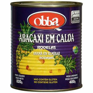 Abacaxi em Calda em Rodelas Qobba 400g