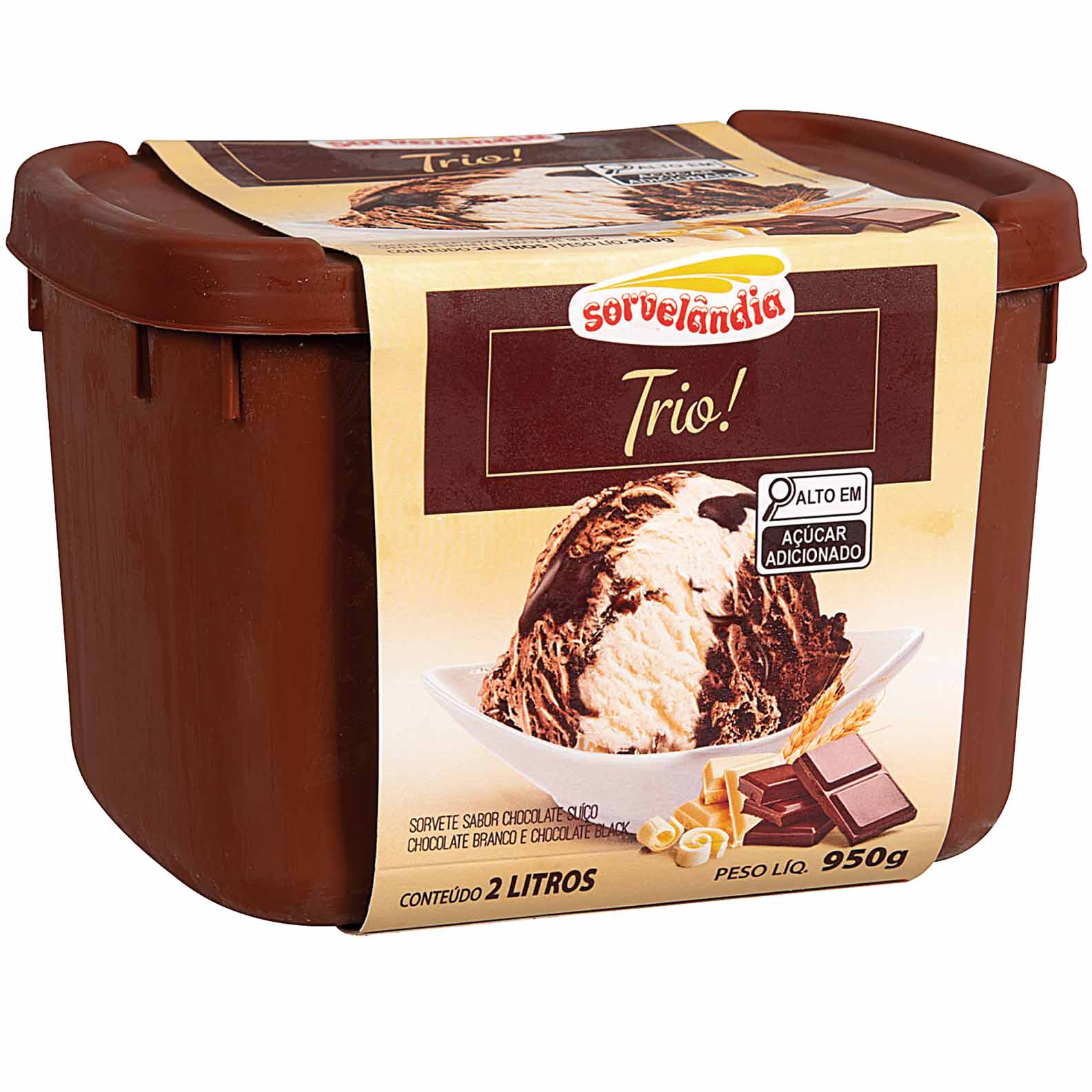 Sorvete sabor Café Moka Sorvelândia 1 Litro - Zaffari