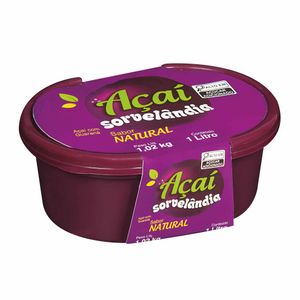 Açaí com Guaraná Sorvelândia 1,02kg