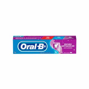 Creme Dental Oral-B Escudo Antiaçúcar Menta Suave 70g