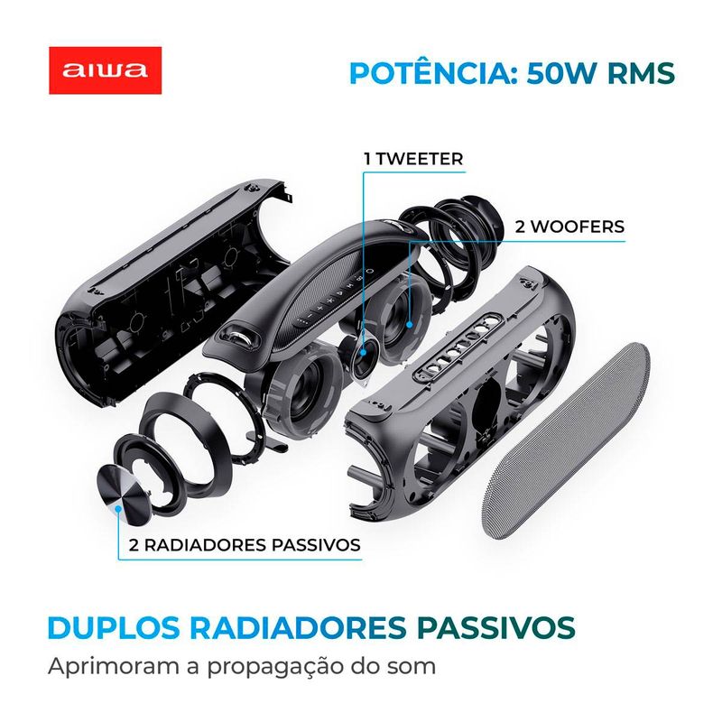 Caixa-De-Som-Speaker-Aiwa-Preta-Boombox-Bluetooth-50W-AWSBBS02A-Bivolt-Zaffari-03