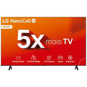 Smart TV LED 65" ULTRA HD 4K LG 65NANO80TSA