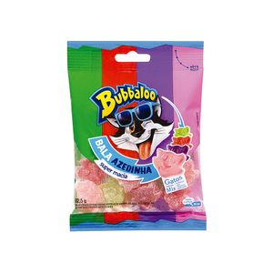 Bala Mix Gatos Azedinhas Super Macia Bubbaloo 82,5g