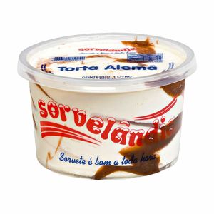 Sorvete de Torta Alemã Sorvelândia 1 Litro