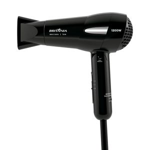 Secador de Cabelo Britânia Preto BSC063503087 1200W Bivolt