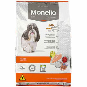 Ração para Cães Monello Adultos Raças Pequenas Premium Especial Frango 7kg