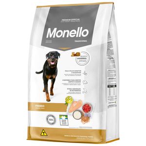 Ração para Cães Monello Tradicional Premium Especial Frango 10,1kg