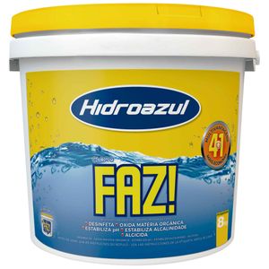 Cloro Desinfetante para Piscina 4+1 Cloro Faz! Hidroazul 8kg