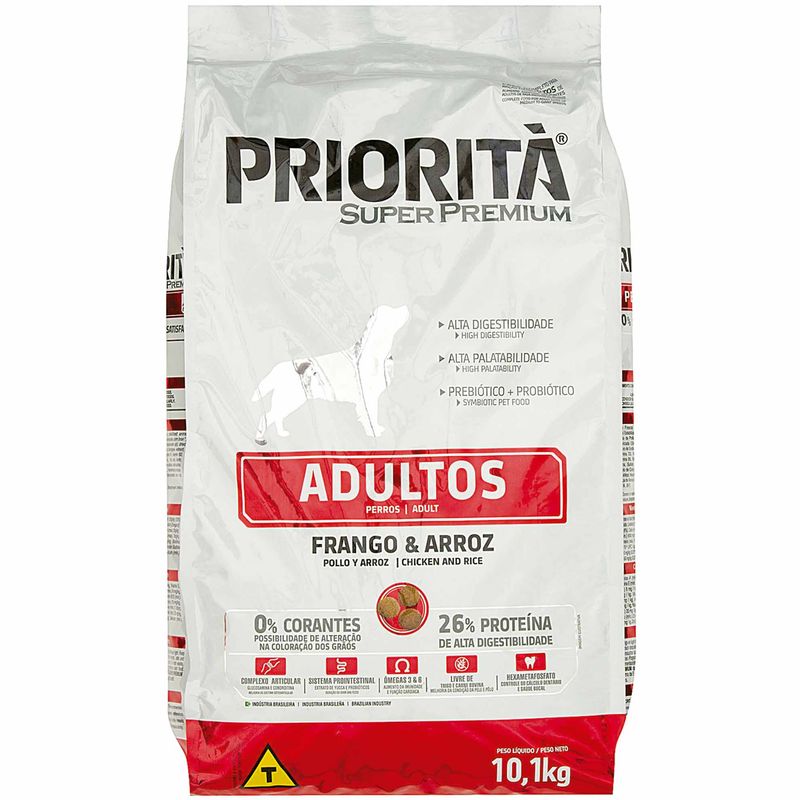 Racao-para-Caes-Priorita-Super-Premium-Adultos-Frango-e-Arroz-101kg-Zaffari-00