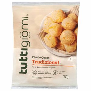 Pão de Queijo Tradicional Congelado Tutti Giorni 1kg