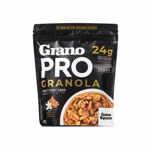 Granola Baunilha e Pasta de Amendoim Zero Açúcar 24g Proteínas GranoSquare 200g