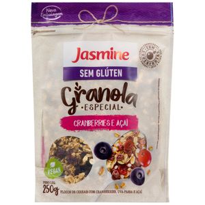 Granola Cranberries e Açaí sem Glúten Jasmine 250g