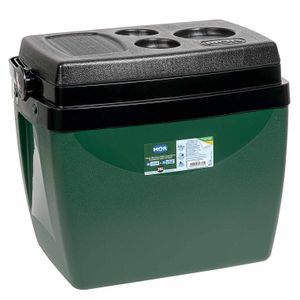 Caixa Térmica com Alça 26 Litros Verde e Preta 25108177 Mor 42x38x29cm