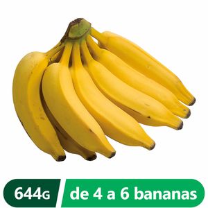 Banana Prata de 4 a 6 un - 0,644kg