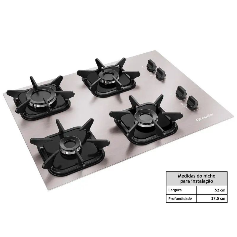 Fogao-Cooktop-Mueller-4-Queimadores-Aluminio-MCG4BK-Bivolt-Zaffari-01