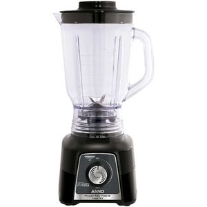 Liquidificador Arno Power Mix Limpa Fácil Preto Lâminas Zelkrom LQ35 700W 220V