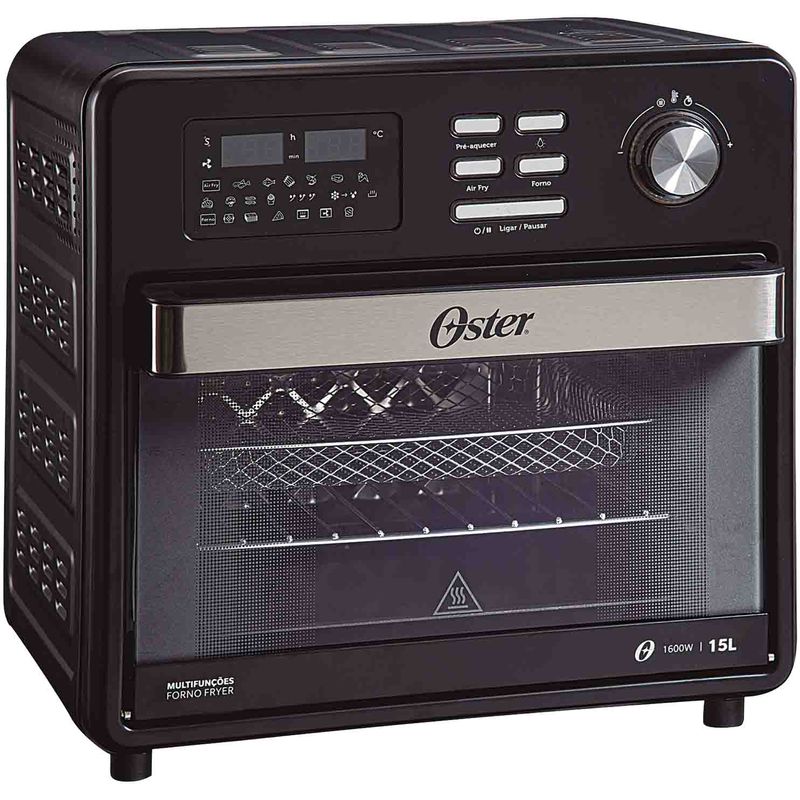 Forno-Eletrico-Oster-Air-Fryer-Multifuncoes-Preto-Fosco-15-Litros-OFOR160-220V-Zaffari-00