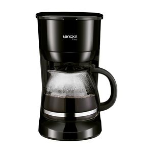 Cafeteira Elétrica Lenoxx Easy Preta 18 Cafés PCA018 220V